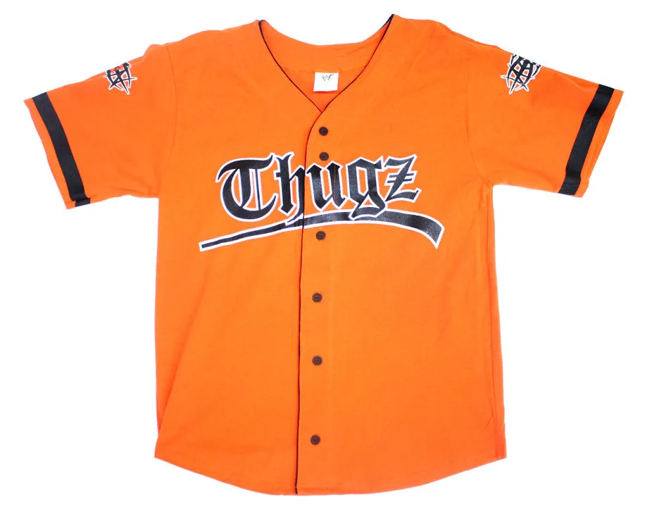 WWF TAZZ THUGZ VINTAGE BASEBALL JERSEY M