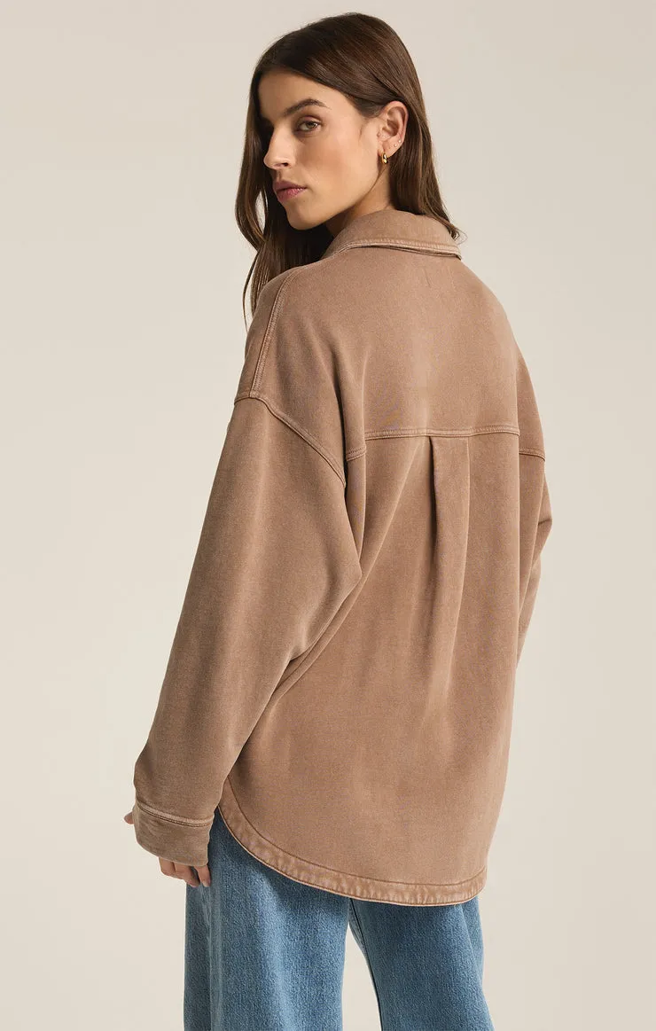 Z-Supply All Day Knit Jacket - CAMPFIRE